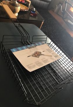 Non stick grilling basket