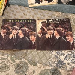 Beatles Records Volume 1-2 Covers A Bit Worn