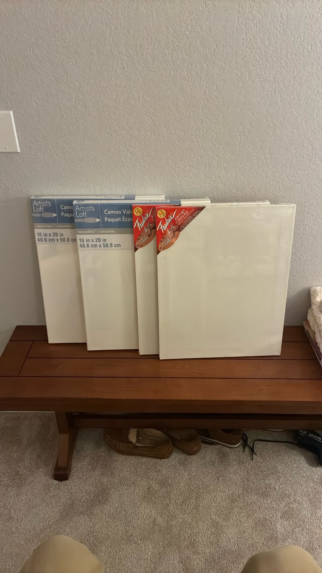 Lot of (6) Artist Canvas 16” X 20”
