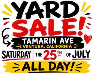 YARD SALE^*** E. VENTURA***