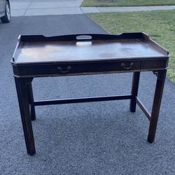 Late 20th Century Lane Altavista Chinese Chippendale Writing Desk 