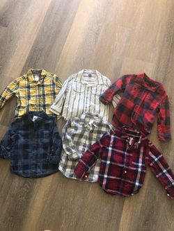 2t long sleeve name brand shirts