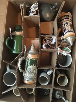 Large lot of cups