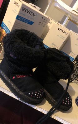 Sketchers boots for baby girl size 7