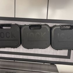 3 used Glock hard cases