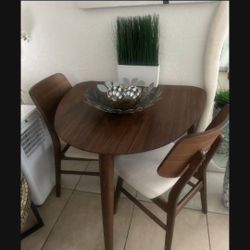 Dinning Set 2 Chairs Like New 