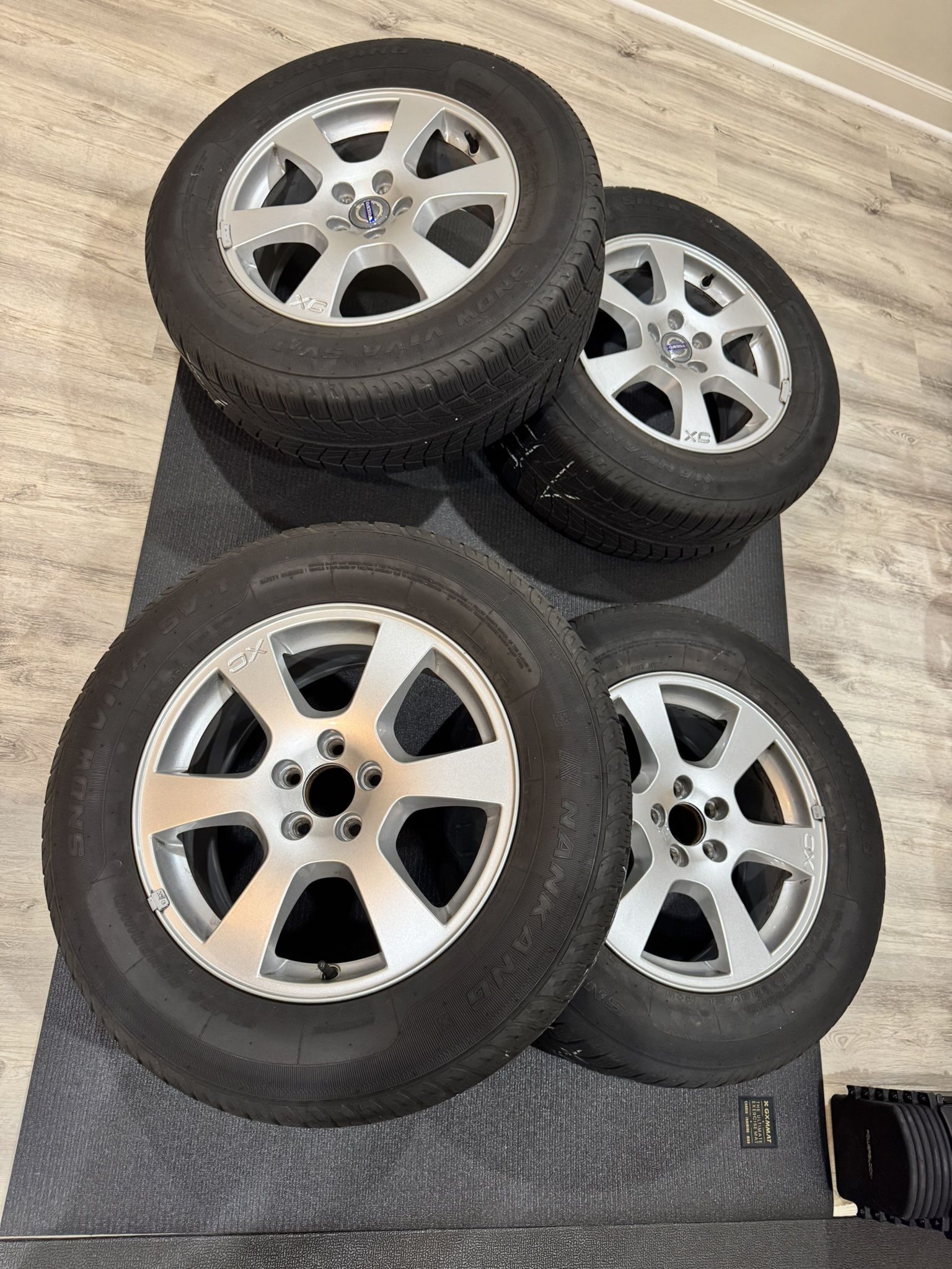 Volvo XC 17” OEM Aluminum Rims + Nankang Winter Tires – Excellent Condition