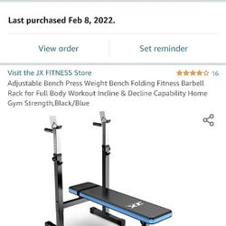 Brand New Adjustable Weight Bench Exercise