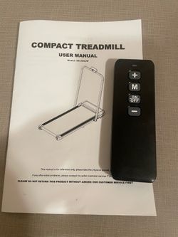 Compact treadmill