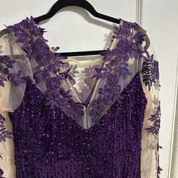 Purple Evening Dress