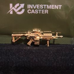Investment Caster 24k Gold Plated 9.9 Gram Silver Mk46