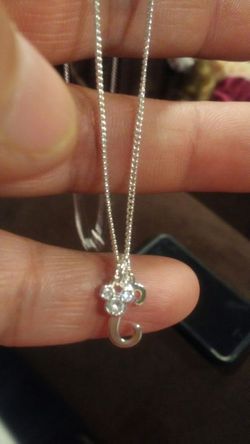 Mickey mouse. Nd Letter "C" charm necklace