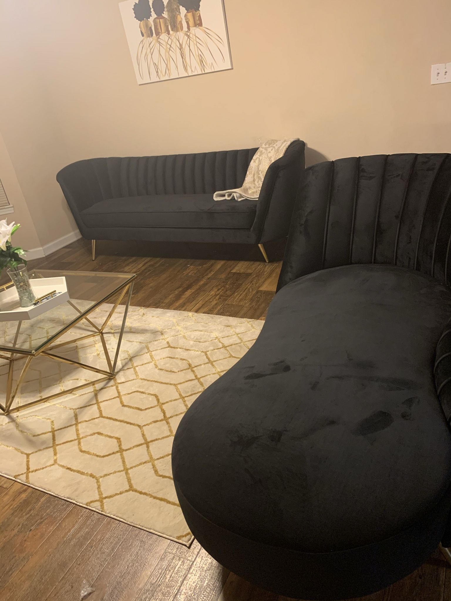 Two Sofas