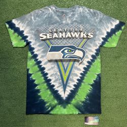 Vintage Seattle Seahawks tie dye tee