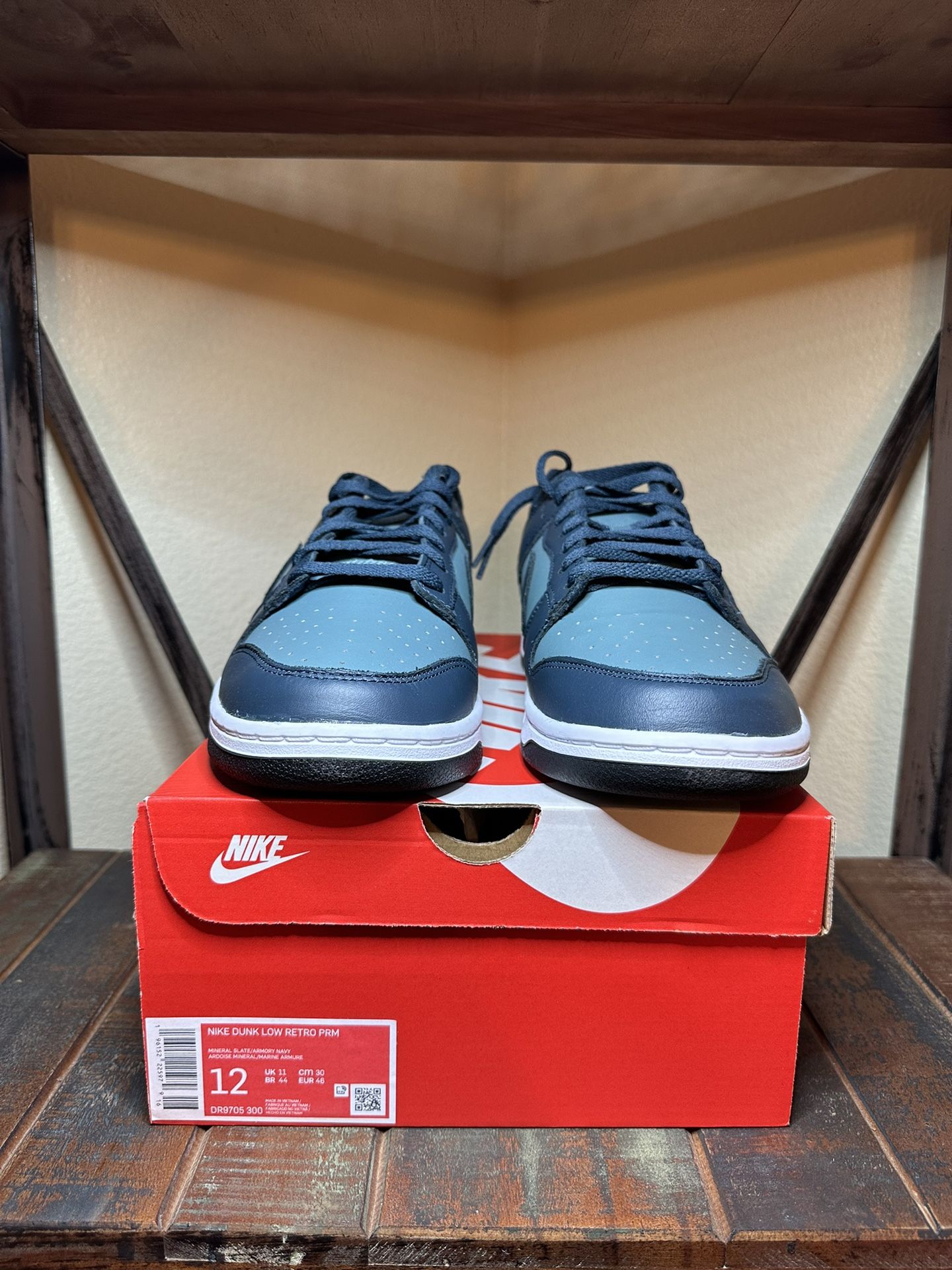 Nike Dunk Low Mineral Slate Armory Navy Size 12