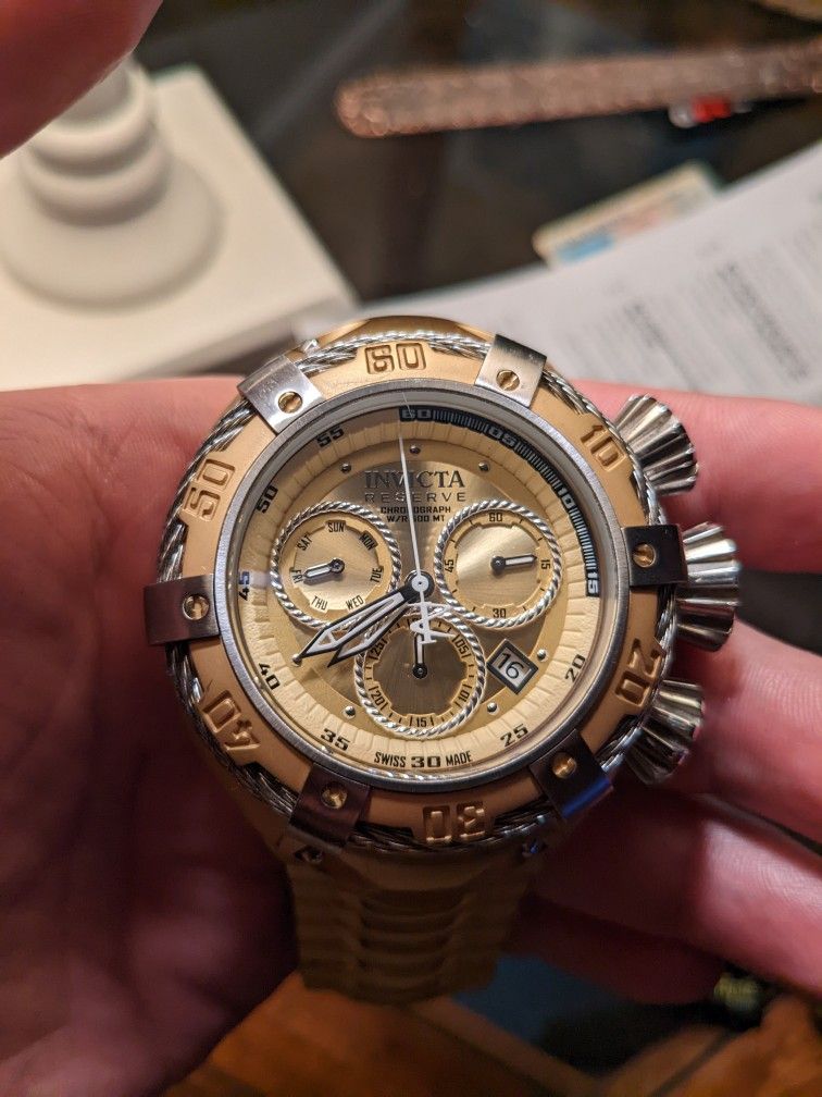 Beautiful Gold Invicta Watch