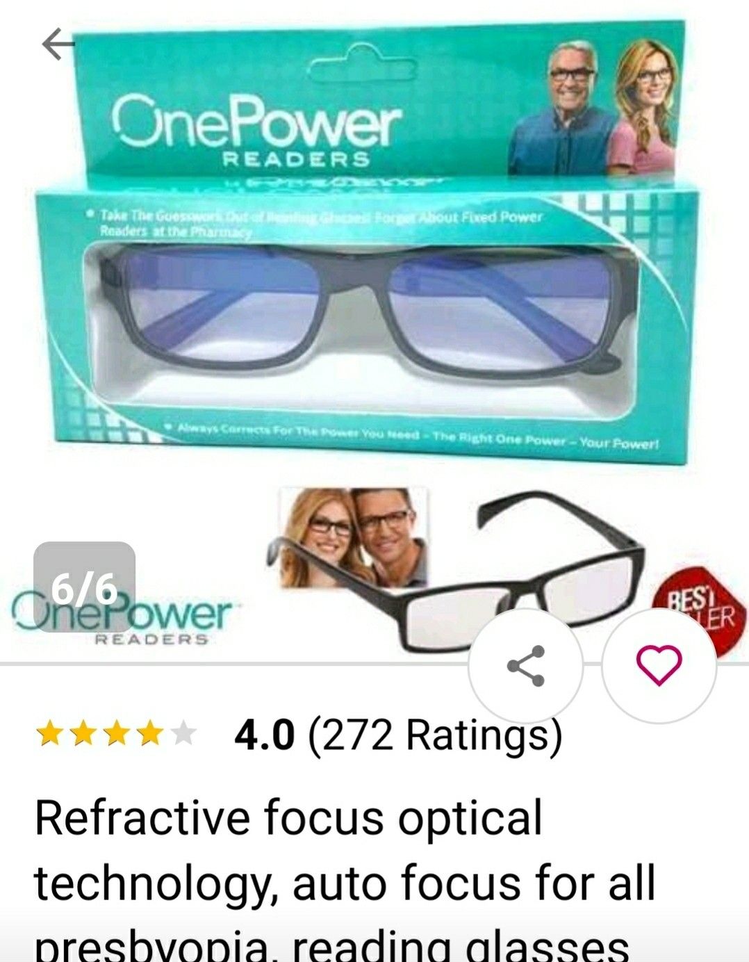 Higher power glassess New in box
