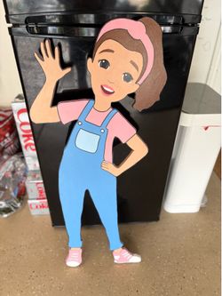 Mrs Rachel wooden cutout