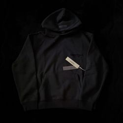 black essentials hoodie