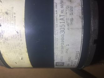 Electric motors by General Electric 1/20 HP