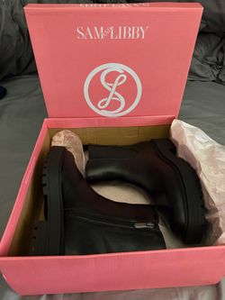 Sam & Libby Black Ankle Boots