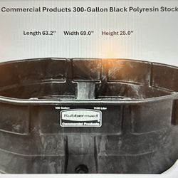 Rubbermaid Commercial 300 Gallon Stock Tank