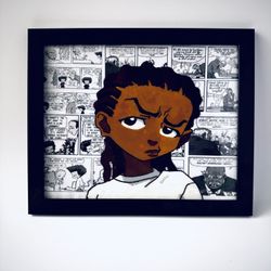 3 Anime Glass Art Frames – Wall Decor Set