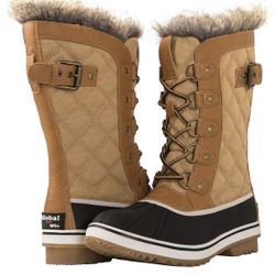 NEW! Women's Asymmetrical Mid-Calf Fashion Snow Boots size 7 1/2