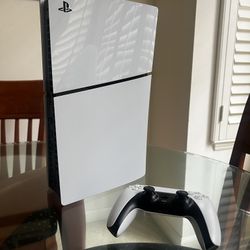 PS5 PlayStation 5 Digital Slim 1 TB Storage Comes with Controller Accessories and Cables