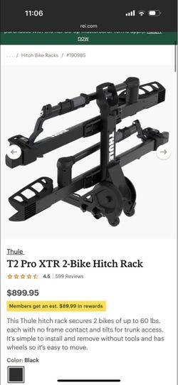 Bike rack  plus extension