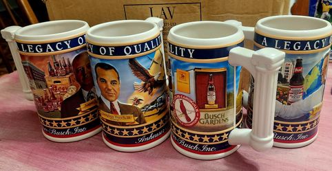 Anheuser-Busch commissioned steins THE BUSH FAMILY SERIES