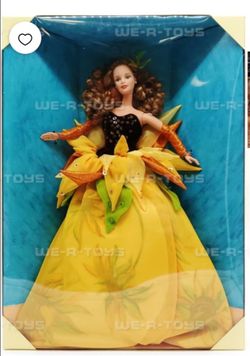 Mattel Barbie Vincent Van Gogh Sunflower Doll, Second Edition 1998-