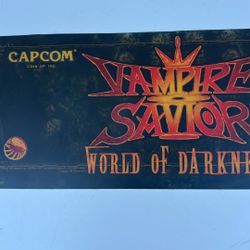 Vampire Savior Capcom Arcade Marquee World Of Darkness