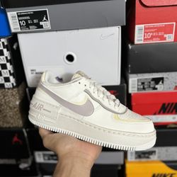 DS Nike Air Force 1 Low Shadow Sail Platinum Violet size 7.5W