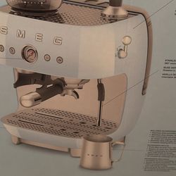 Smeg Espresso machine with grinder