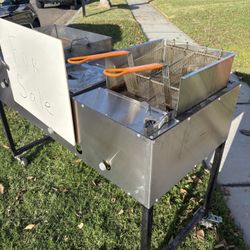 Taco Cart W/ Deep Fryer