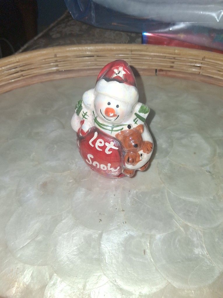 Villeroy & Boch Christmas Toys Memory Snowman Jar.