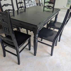 Dining Table With 6 Chairs And Leaf