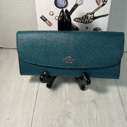 Coach Wallet  Turquoise 