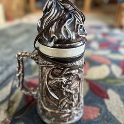 Large Medieval Stein Cup Custom Lamp