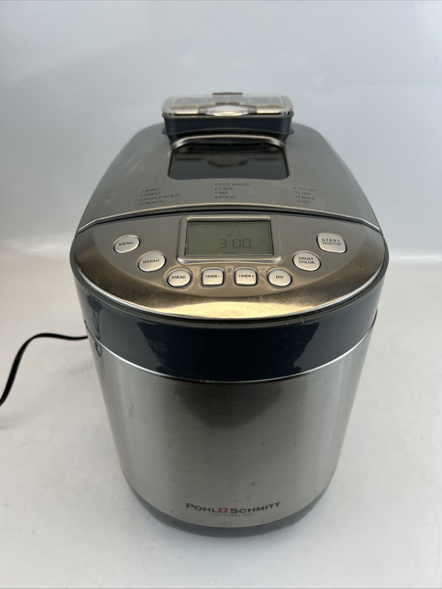 POHL SCHMITT Bread Maker Model PCS-550 Switzerland