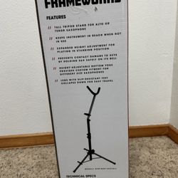 New Gator Frameworks Tall Saxophone Stand