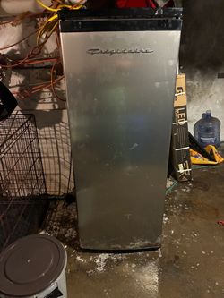 Frigidaire Upright Freezer Stainless Steel