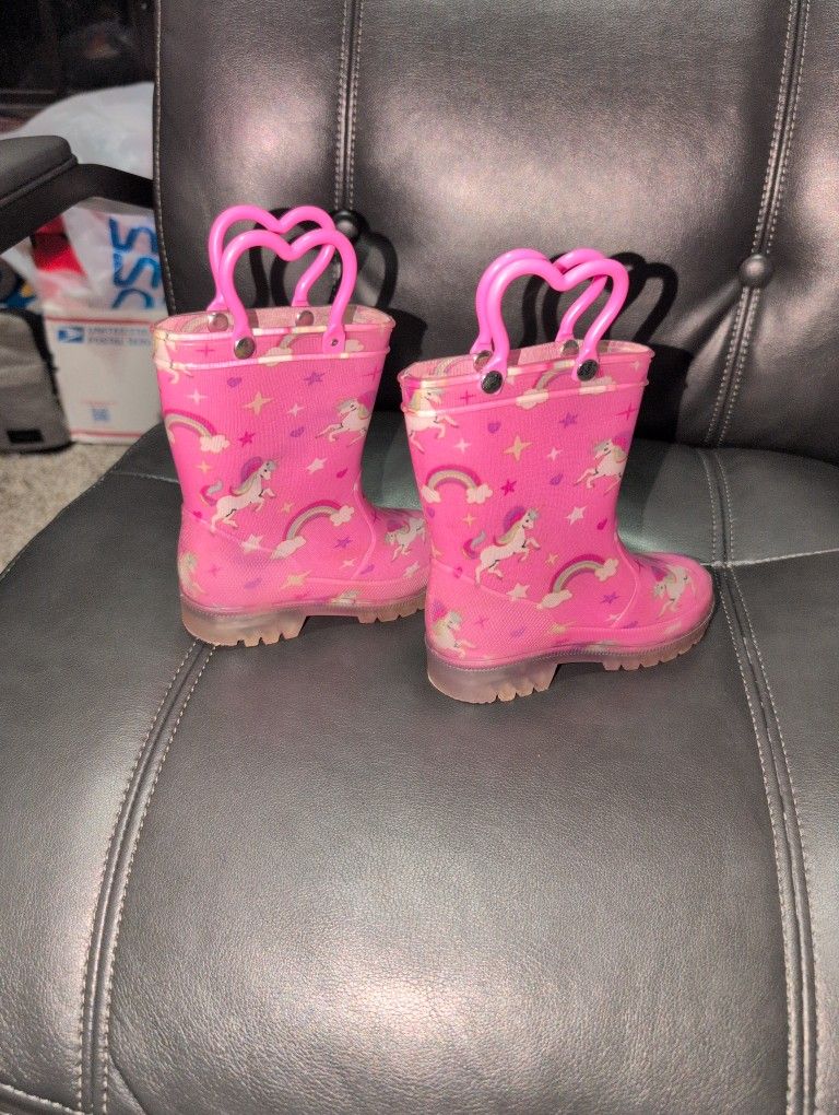 Kids Light Up Rain boots