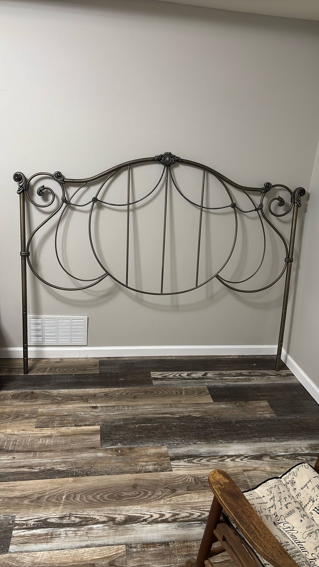 King Size Brass Headboard