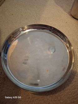 Steel dinner plates extra large