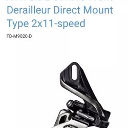 XTR SIDE SWING Front Derailleur Direct Mount Type 2x11-speed
