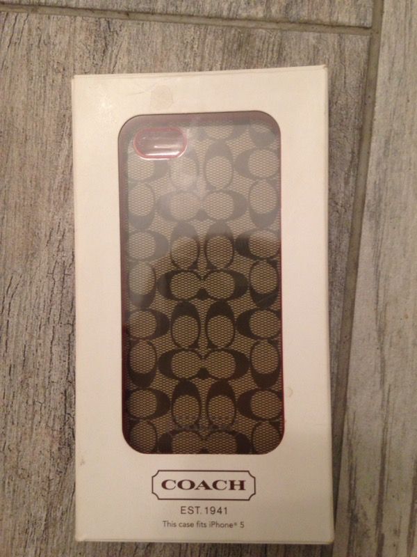 Coach iPhone 5 case