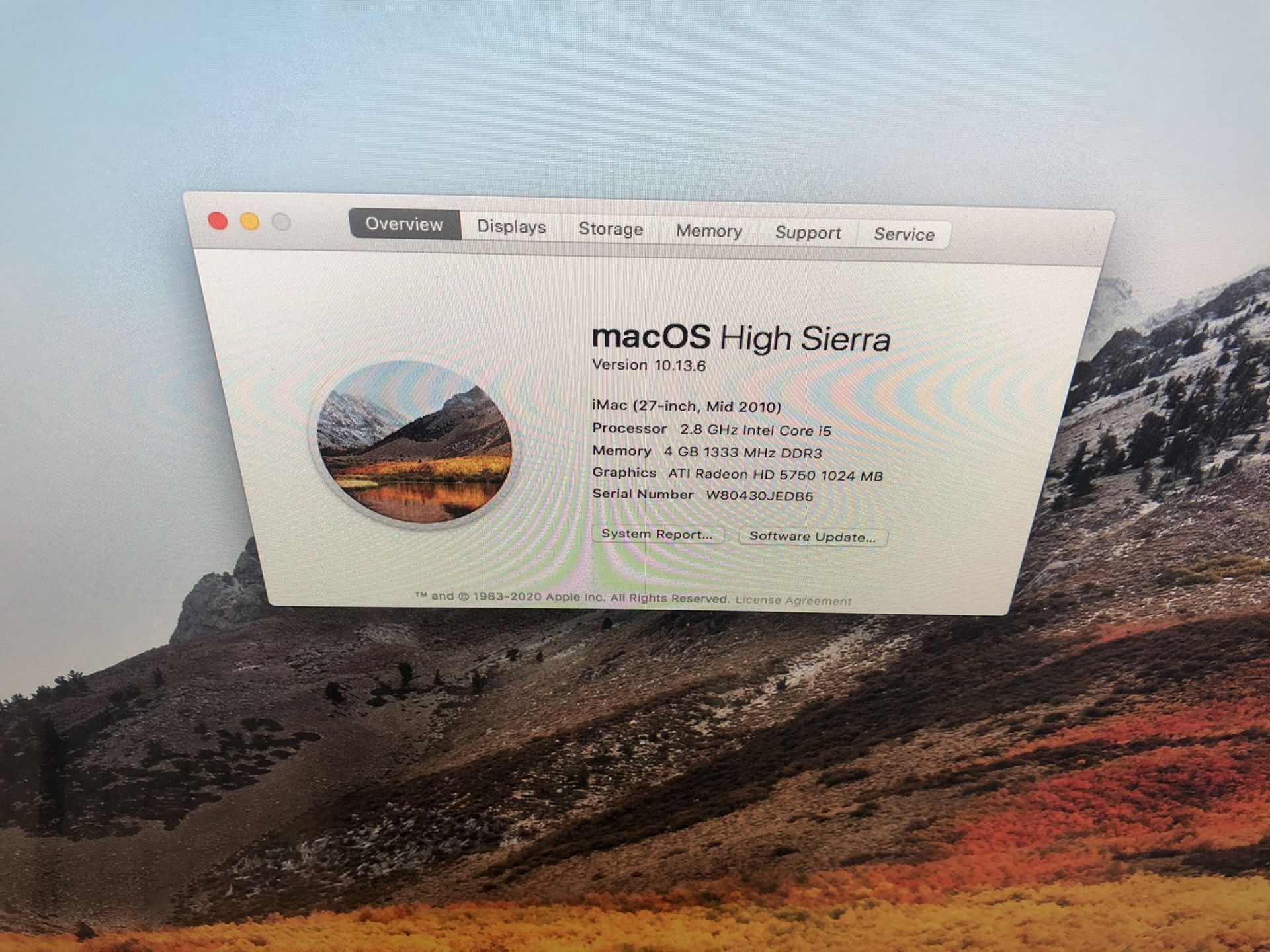 iMac desktop computer