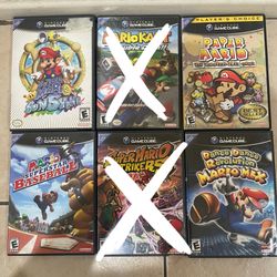 Nintendo GameCube Super Mario Games 